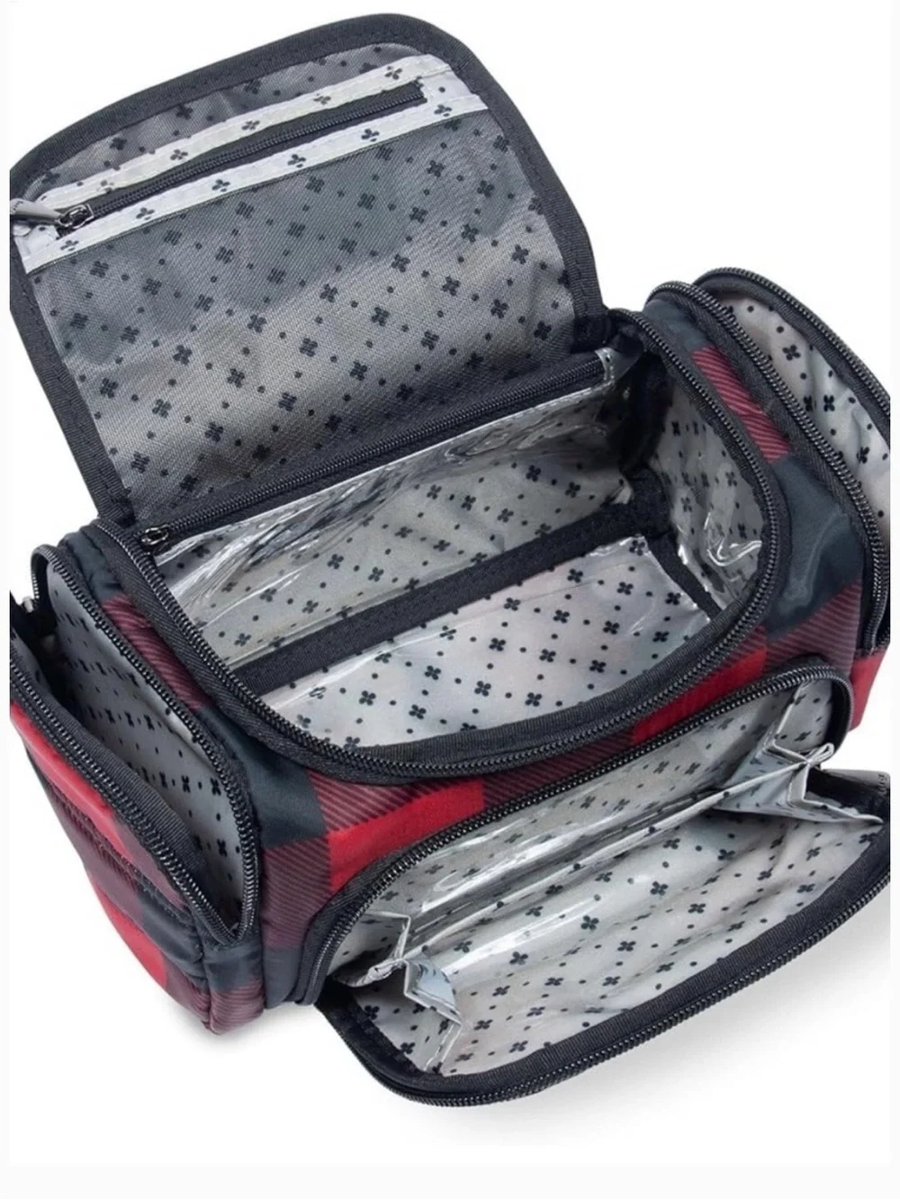 lug Mini Trolley Travel Cosmetic/Toiletry bag - Buffalo Check Plaid - Picture 2 of 9